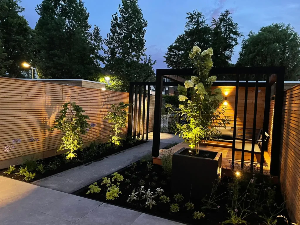 bestrating en verlichting voor tuin in haarlem